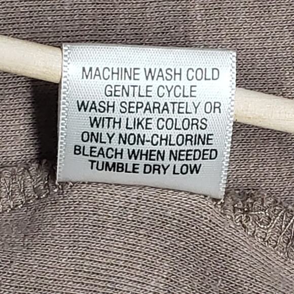 Studio Works Petite XL Tan Pullover Sweater – Collared V-Neck Faux Buckle Detail - Picture 8 of 8